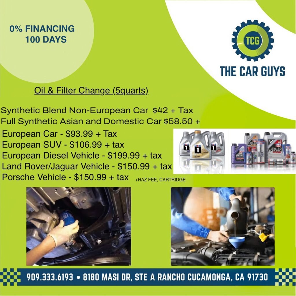 OIL CHANGE SERVICE