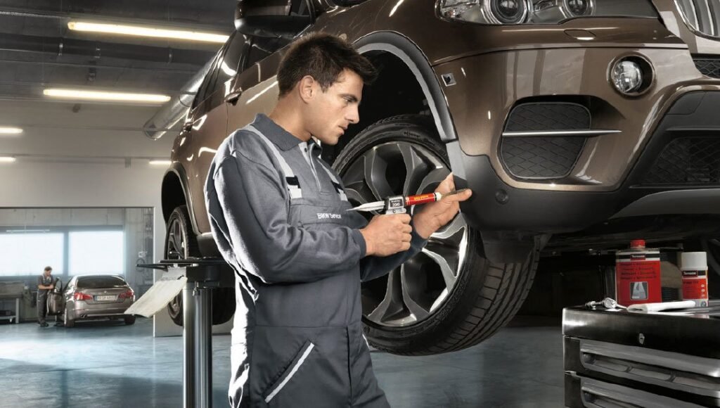BMW Brake Pad Service - Oil Change Service - & Air Conditioner Recharge Service