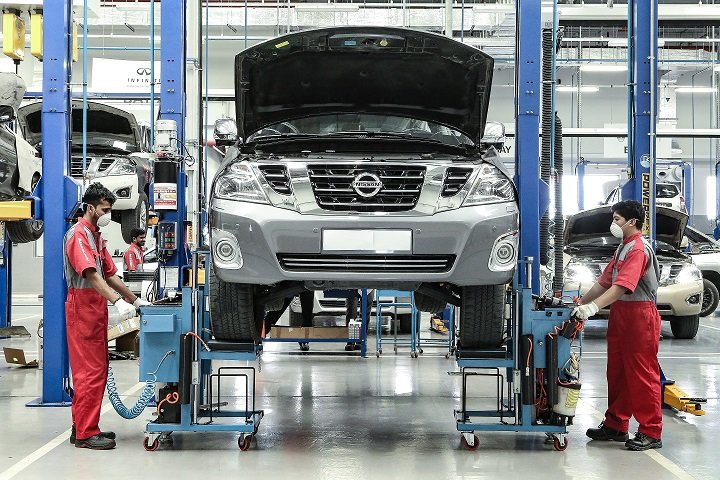 Nissan Truck Brake, Oil Change, & Air Conditioner Recharge Service