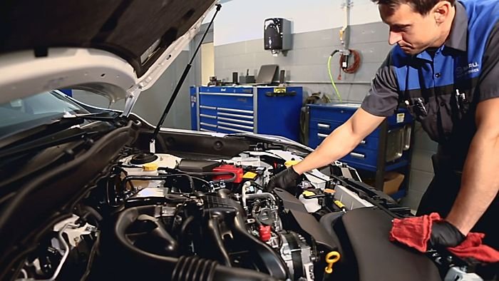 Subaru Brake, Oil Change, & Air Conditioner Recharge Service